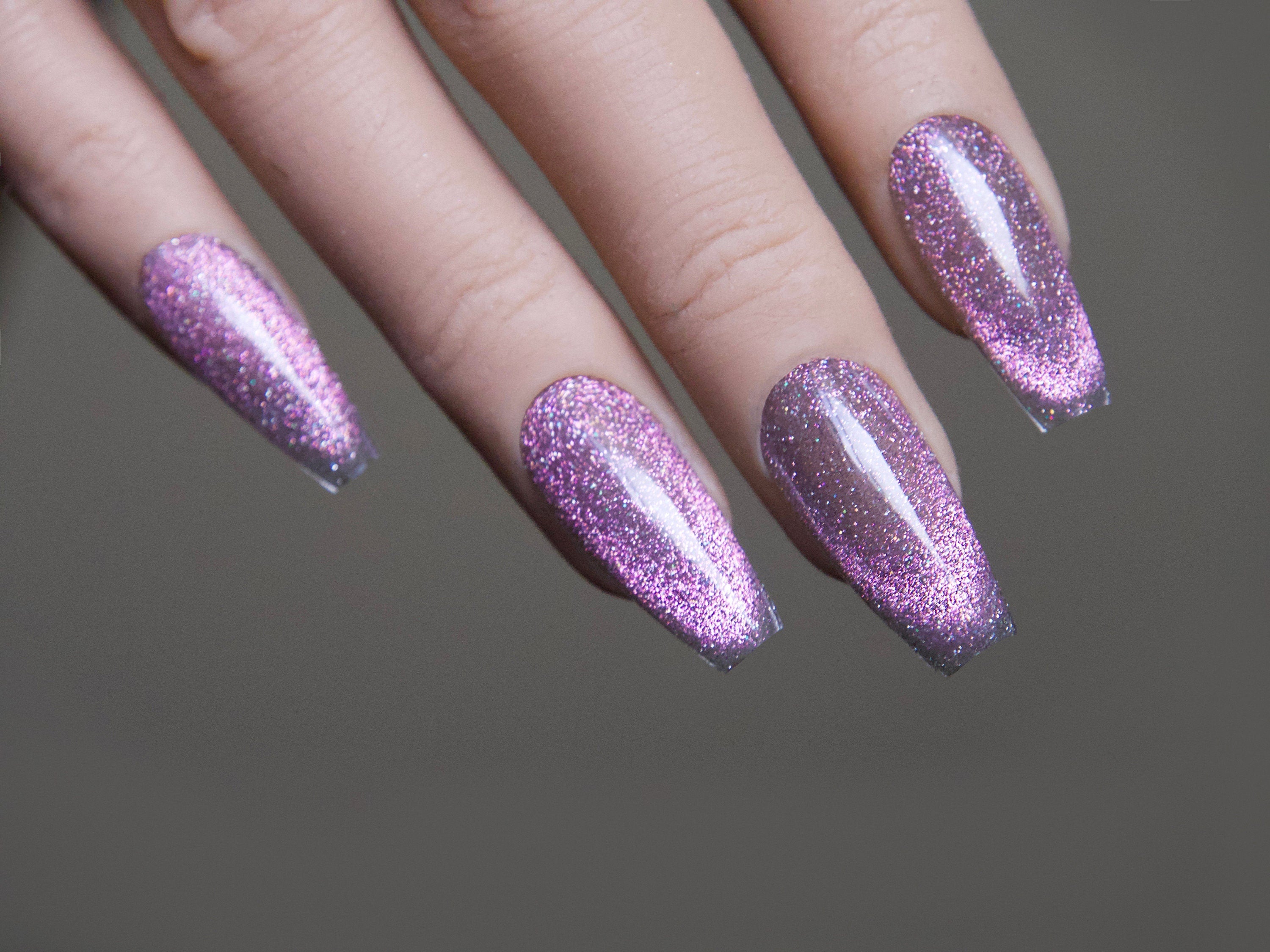 8ml Aurora Top Coat Gel Nail Polish, Pink Pearl Glitter Effect Iridescent  UV Gel Soak Off UV LED Nail Art Varnishes Manicure | SHEIN USA
